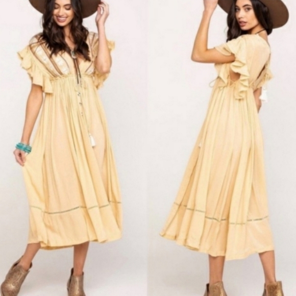 Free People Will Wait for you Midi dress - Picture 2 of 10